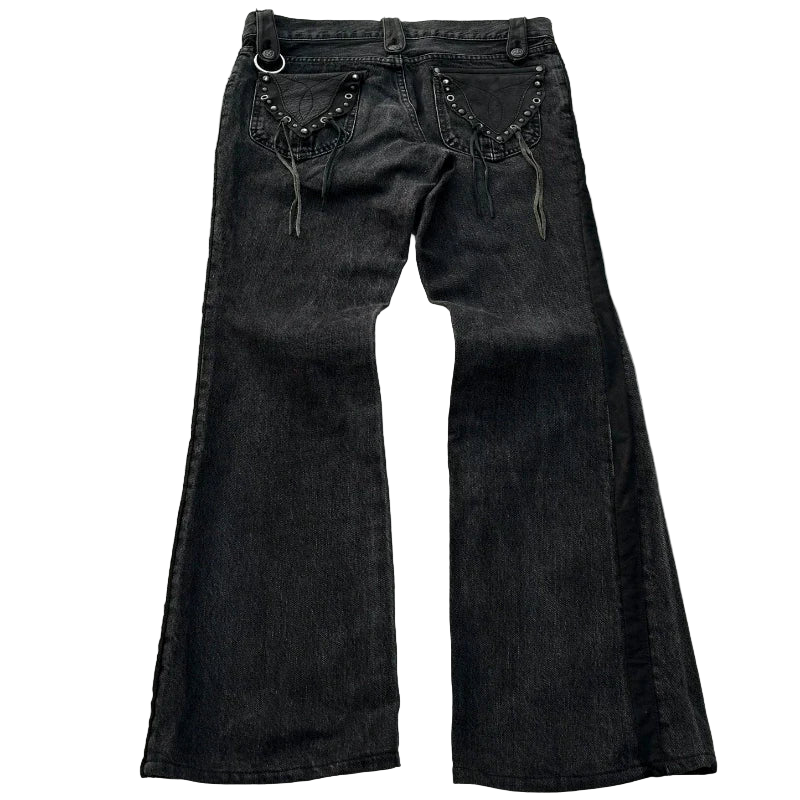 Washed Flared Jeans