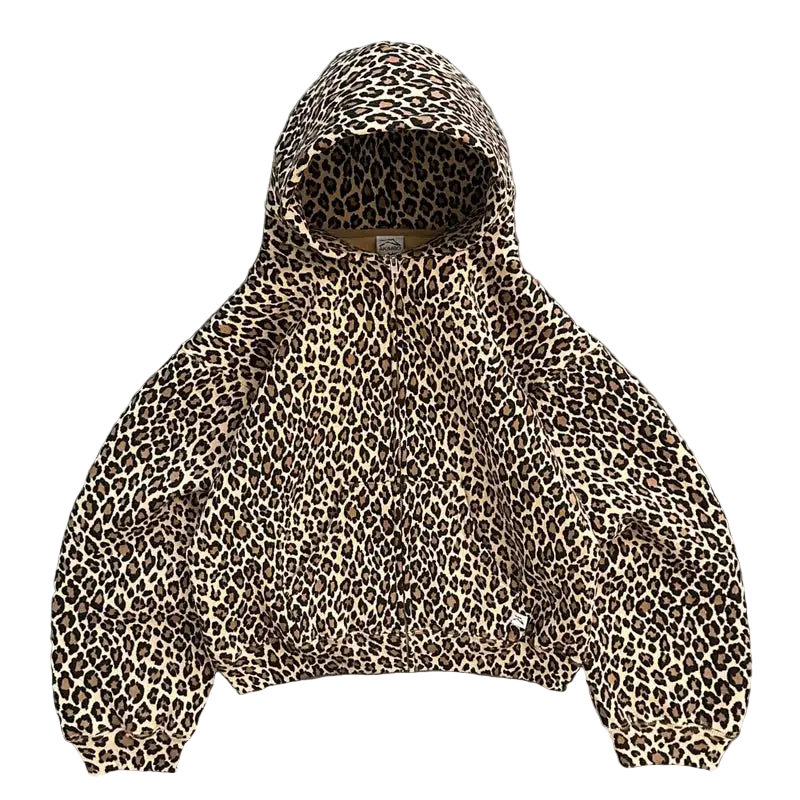 Leopard Print Hoodie