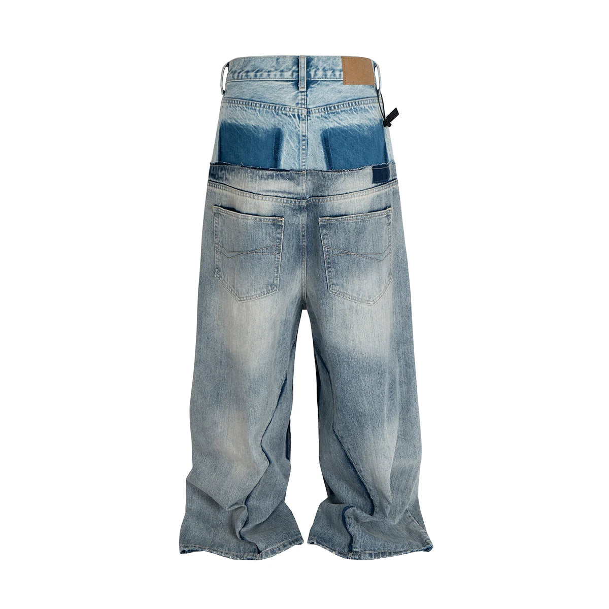 Double Waist Baggy Jeans