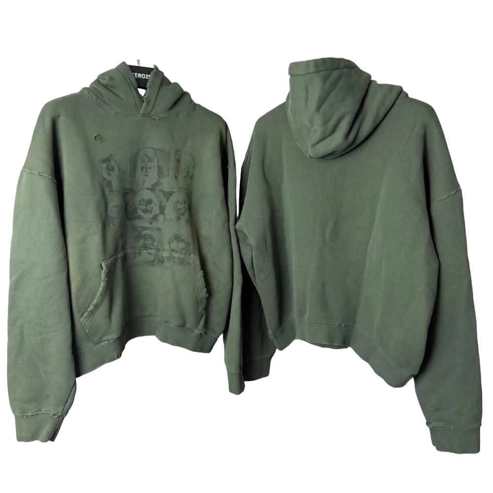 Green Washed Hoodie