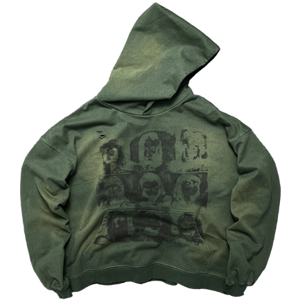 Green Washed Hoodie